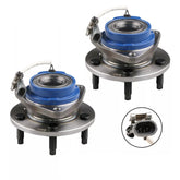 Front Wheel Hub and Bearing Assembly for Chevy Pontiac With ABS 5 Lug 513121X2 (Set of 2)